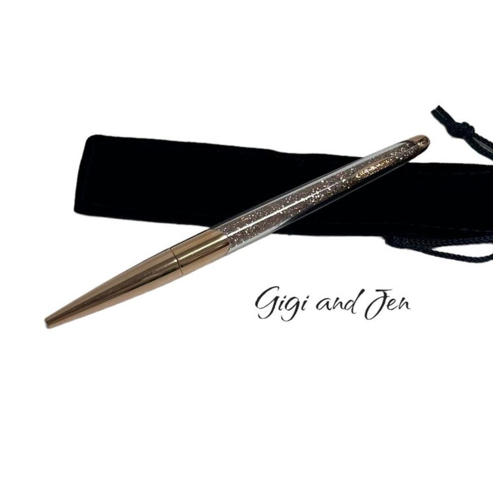 Swarovski Crystalline Nova ballpoint pen Rose gold tone, Rose gold-tone plated